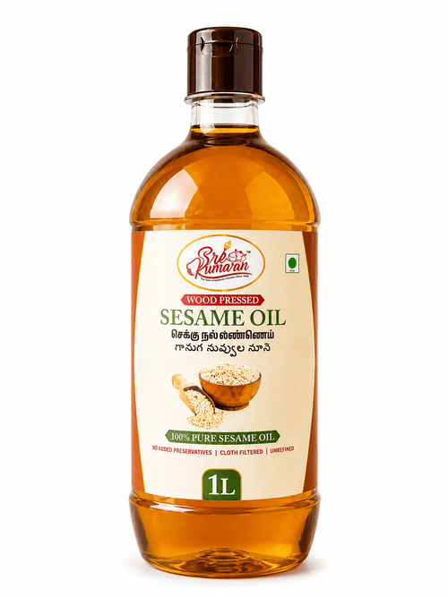 Wood Pressed Sesame Oil (Nallennai)