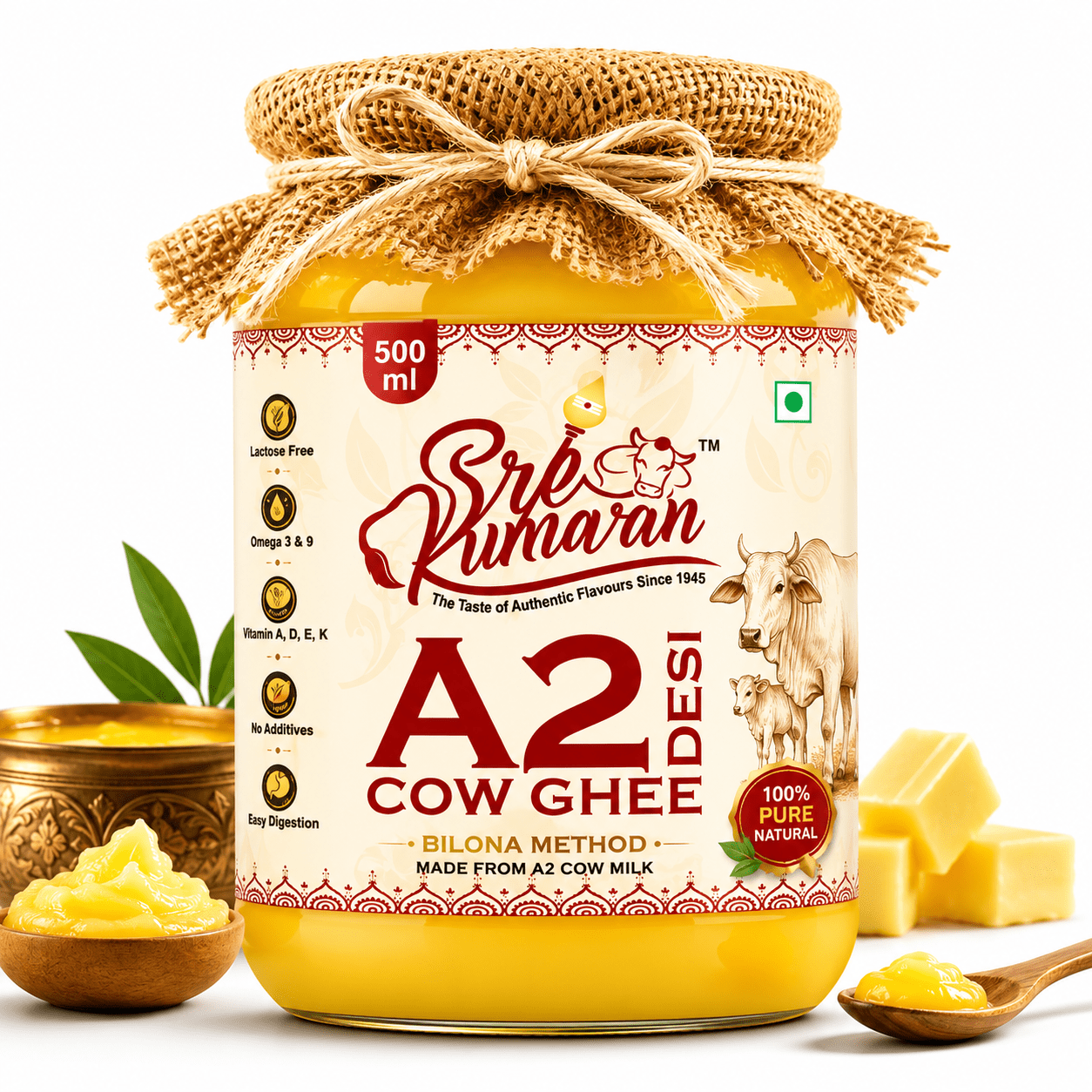 A2 Desi Cow Ghee - SREE KUMARAN FOODS