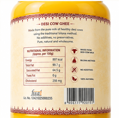 Desi Cow Ghee - SREE KUMARAN FOODS