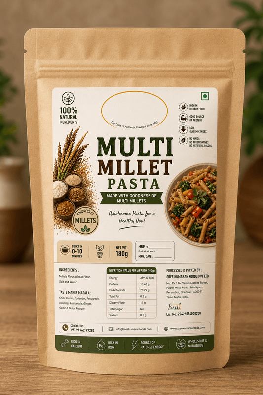 Multi Millet Pasta - Sree Kumaran Foods