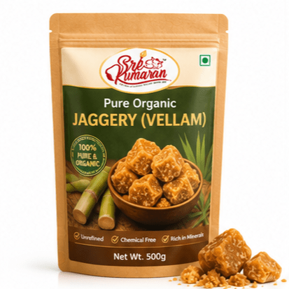 Pure Organic Jaggery (Vellam) - Sree Kumaran Foods