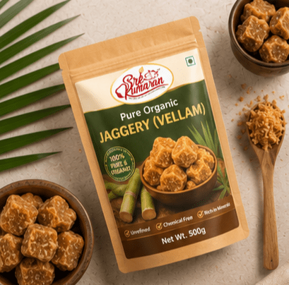 Pure Organic Jaggery (Vellam) - Sree Kumaran Foods