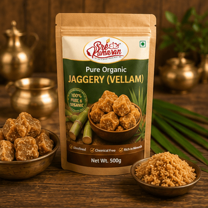 Pure Organic Jaggery (Vellam) - Sree Kumaran Foods