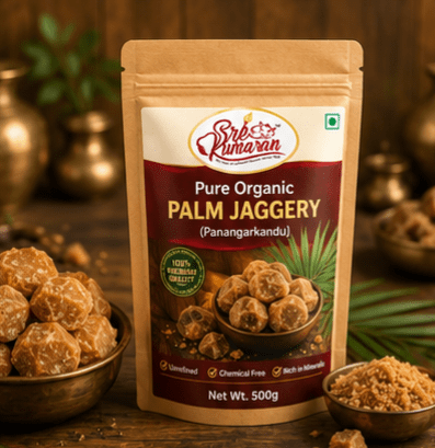 Pure Organic Palm Jaggery (Karupatti) - Sree Kumaran Foods
