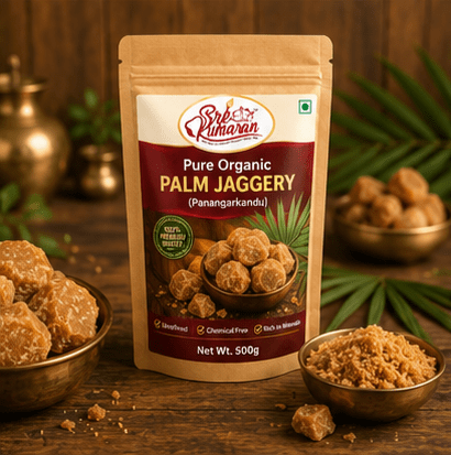 Pure Organic Palm Jaggery (Karupatti) - Sree Kumaran Foods
