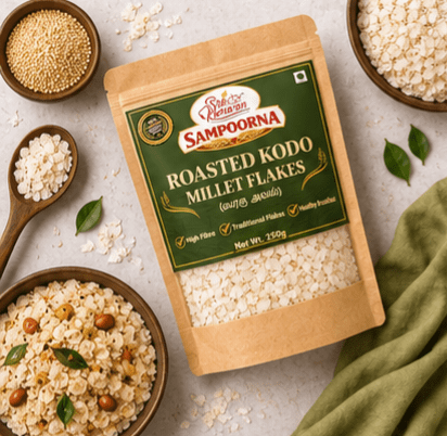 Roasted Kodo Millet Flakes - Sree Kumaran Foods