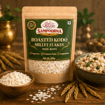 Roasted Kodo Millet Flakes - Sree Kumaran Foods