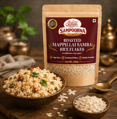 Roasted Mappillai Samba Rice Flakes - SREE KUMARAN FOODS