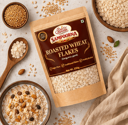 Roasted Wheat Flakes - SREE KUMARAN FOODS